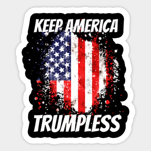 Keep America Trumpless ny -Trump Sticker by lam-san-dan